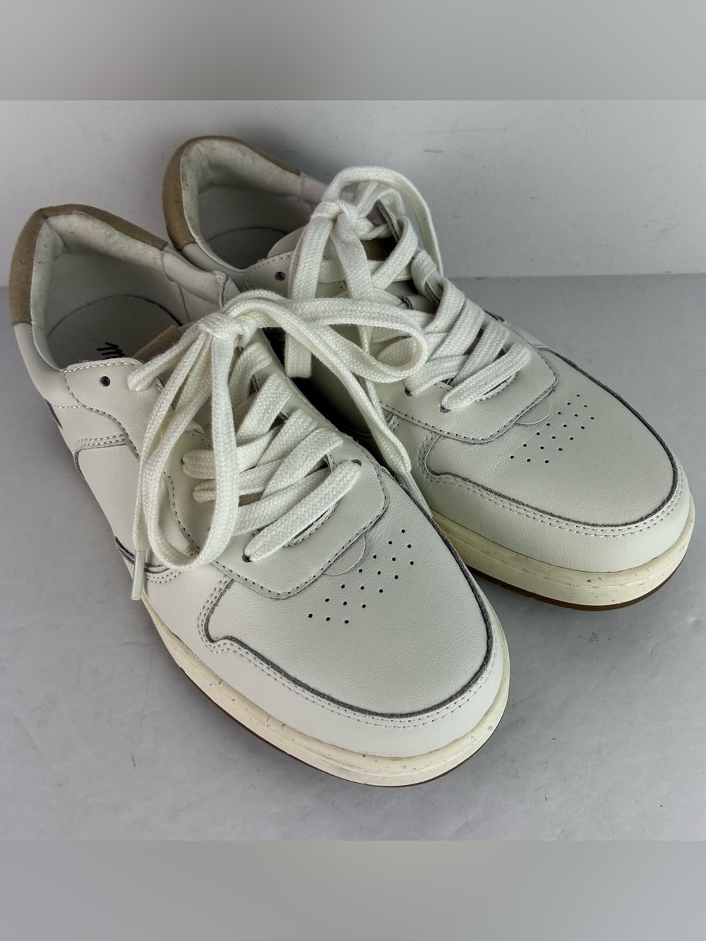 Madewell Court Sneakers White Leather NWOT